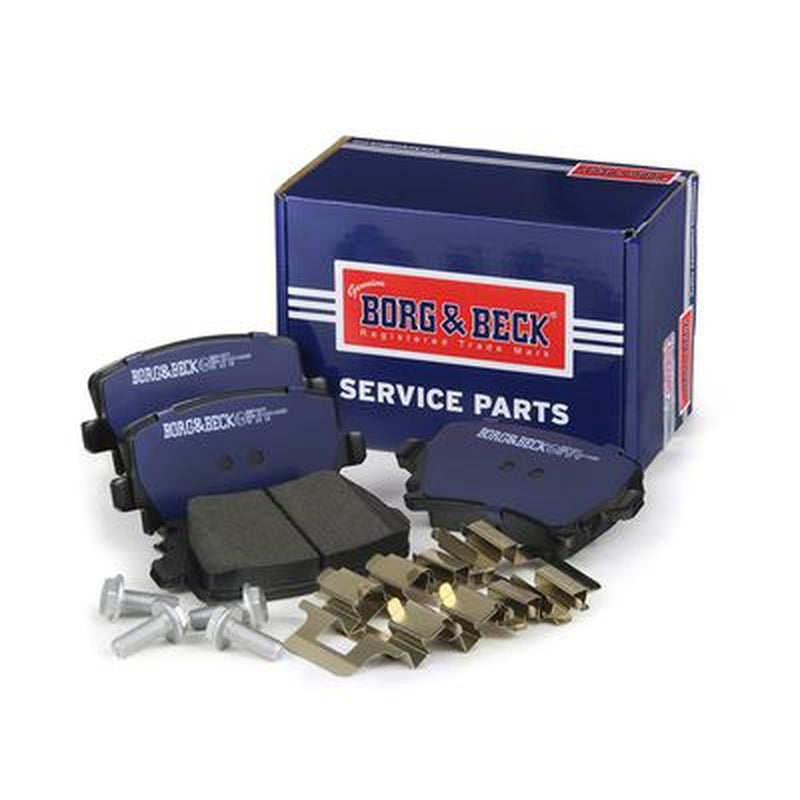 Borg & Beck Front & Rear Brake Discs & Pads fits Seat Altea Xl 2009-2015 1.9 2.0