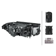Hella Headlight Headlamp LED Left fits BMW 5 2016-2023