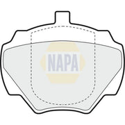 NAPA Rear Brake Pad Set fits Land Rover Defender 1990-2016 2.5 3.5 3.9