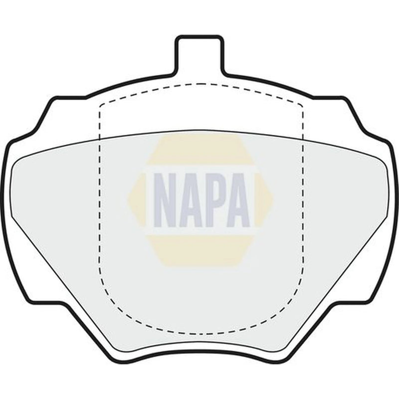 NAPA Rear Brake Pad Set fits Land Rover Defender 1990-2016 2.5 3.5 3.9
