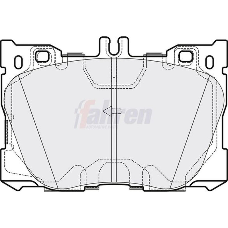 Fahren Front Brake Pad Set FBP3792