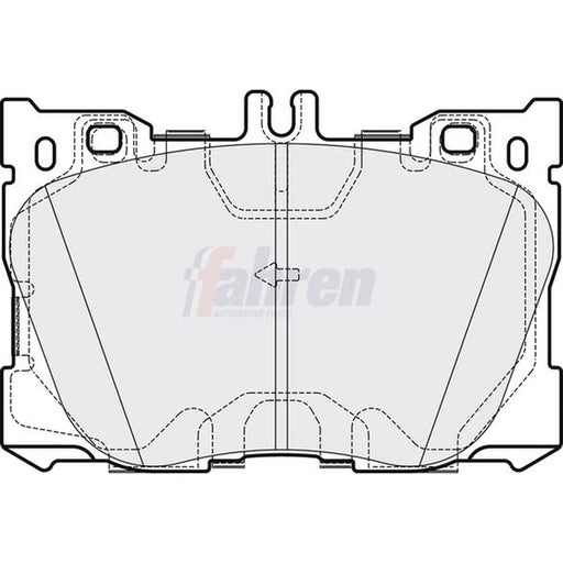 Fahren Front Brake Pad Set FBP3792
