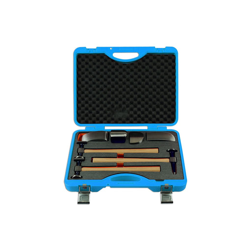 Power-Tec Body Hammer And Dolly Set 7pc 92437 Laser - Dynamic Drive