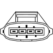 Hella O2 Lambda Oxygen Sensor before catalytic converter fits Opel Agila A