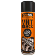 Autotek VHT Paint Black 500ml Aerosol Spray On Paint - image 1