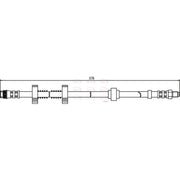 Apec Brake Hydraulic Hose Line Front fits Citroën Xm 1989-2000 2.0 2.1 2.5 3.0