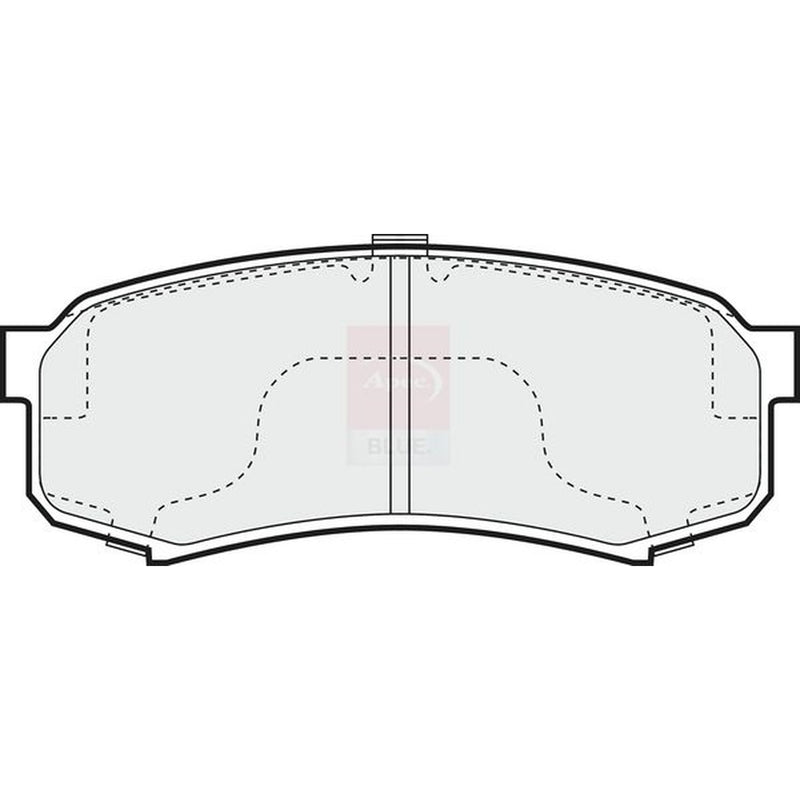 Apec Rear Brake Pad Set fits Mitsubishi Pajero/Shogun IV 2006-2007 3.2 3.8