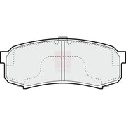 Apec Rear Brake Pad Set PD3386