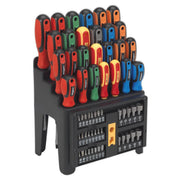 Sealey Screwdriver Bit & Nut Driver Set 61pc S01152 Sealey - Dynamic Drive