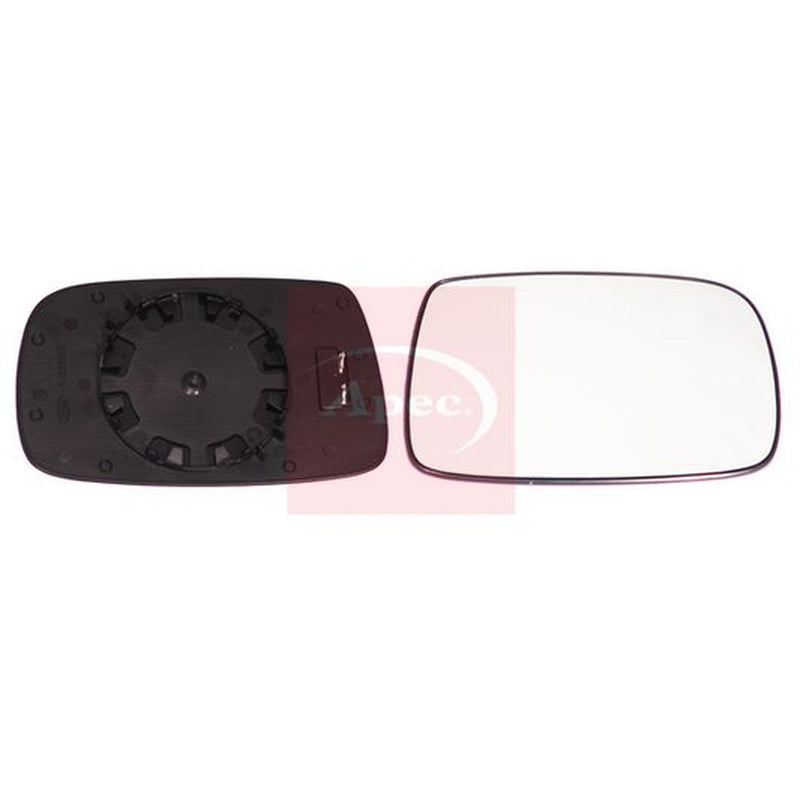 Apec Exterior Wing Mirror Glass Right fits Toyota Vitz 1999-2005 1.0 1.3 1.4 1.5