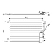 Valeo Air Conditioning Condenser 822733