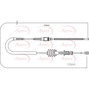 Apec Handbrake Cable Left Rear fits Land Rover Discovery I 1989-1998