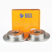 Key Parts Front & Rear Brake Discs & Pads fits Honda Civic VII 2001-2005 1.6