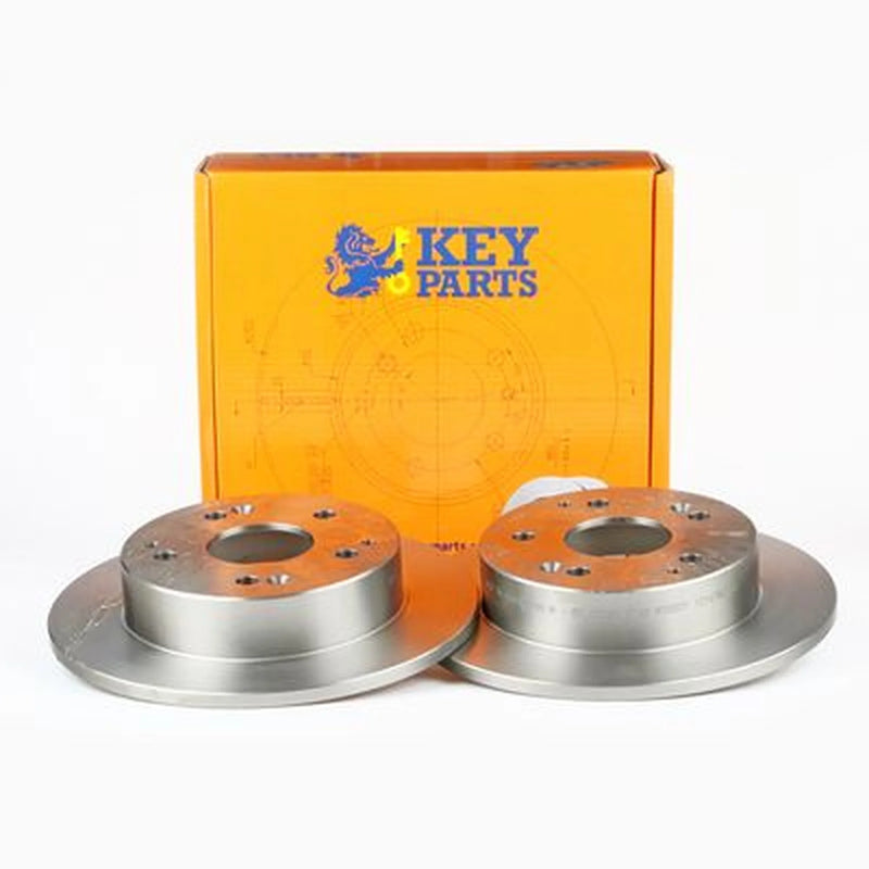 Key Parts Front & Rear Brake Discs & Pads fits Honda Civic VII 2001-2005 1.6