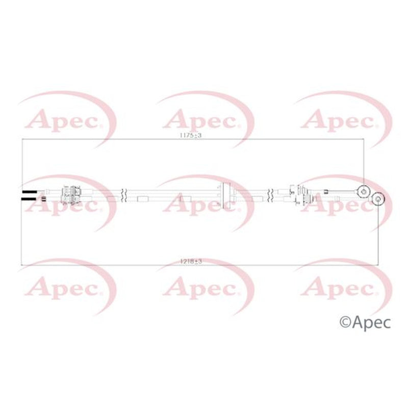 Apec Manual Transmission Cable Pull fits Opel Zafira 2005-2015 1.6 1.8 1.9