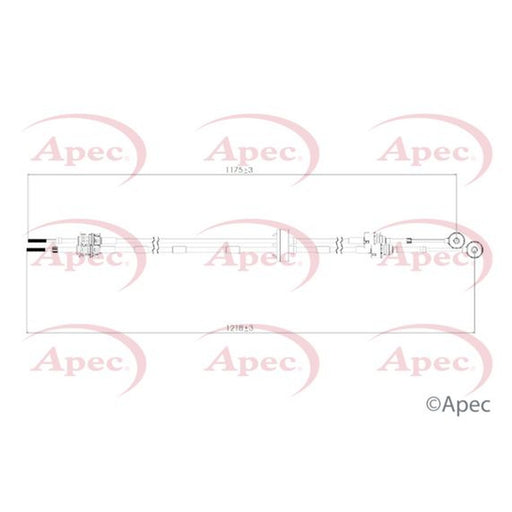 Apec Manual Transmission Cable Pull fits Opel Zafira 2005-2015 1.6 1.8 1.9