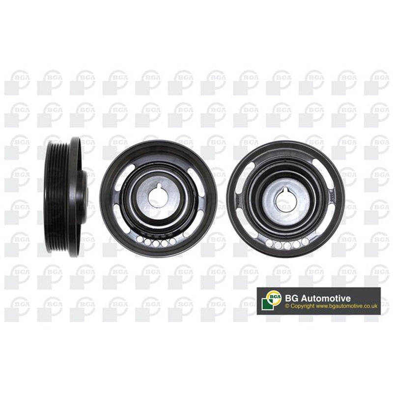 BGA Crank Shaft Belt Pulley fits Chevrolet Cruze 2009 on 1.6 1.8