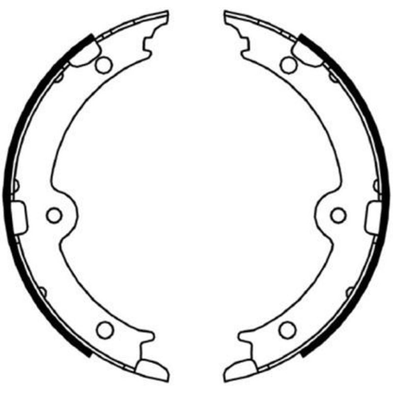 Mintex Parking Brake Shoe Set fits Lexus Gs 2005-2011