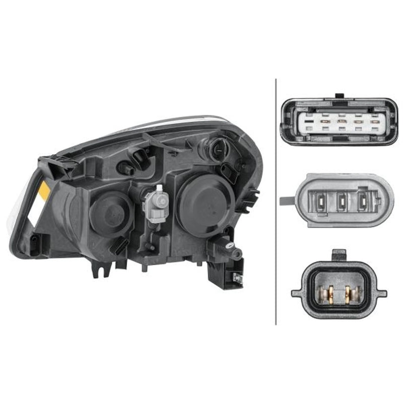 Hella Headlight Headlamp H7/H7 Right fits Nissan Qashqai I 2006-2013 1.5 1.6 2.0