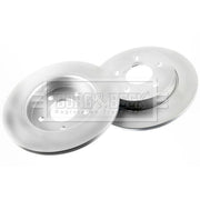 Borg & Beck 2 x Solid Rear Brake Discs BBD4476-x2
