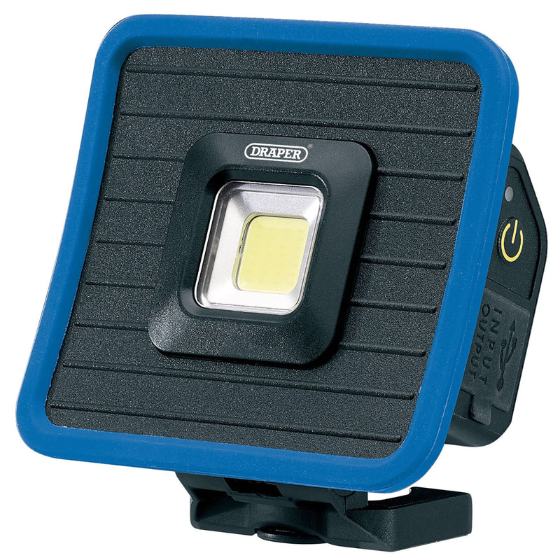 Draper COB LED Rechargeable Mini Flood Light and Power Bank with Magnetic Base a Draper - Dynamic Drive