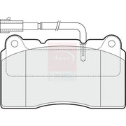 Apec Front Brake Pad Set PD4266