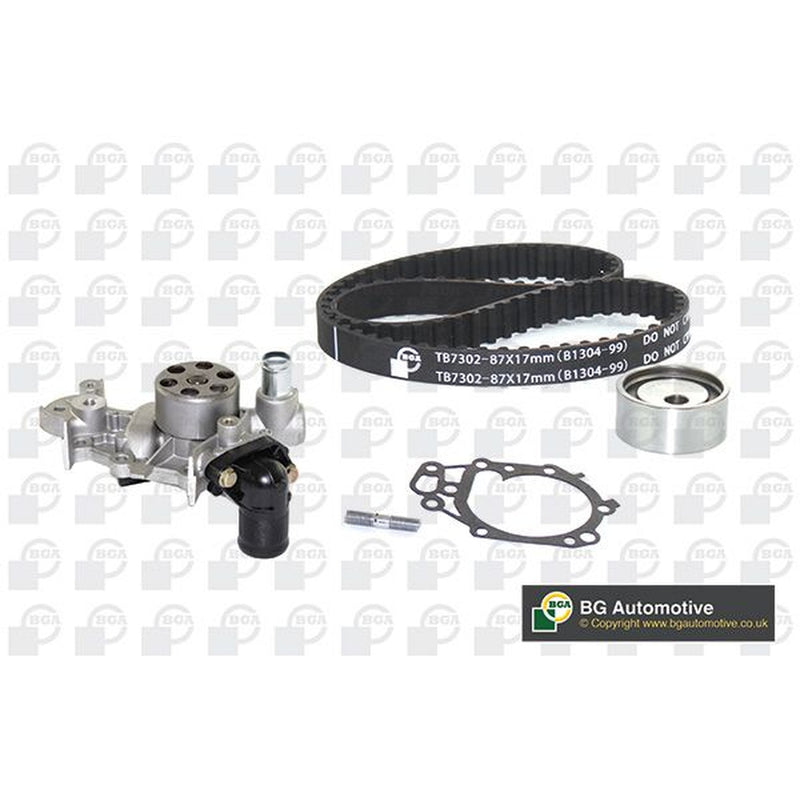 BGA Timing Belt & Water Pump Kit fits Nissan Kubistar 2003 on 1.2