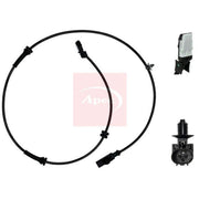 Apec ABS Wheel Speed Sensor Front Left fits Nissan Micra C+C III 2005-2010