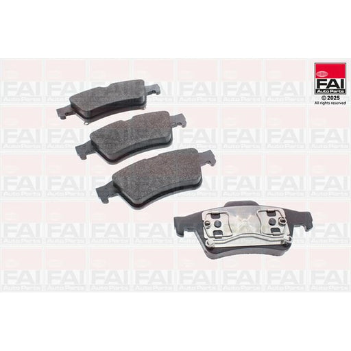 FAI Rear Brake Pad Set fits Ford Tourneo Connect 2002-2013 1.8