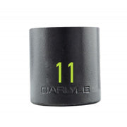 Carlyle Tools 1/2In Drive 11mm 6 Pt Stubby Impact Socket - image 1