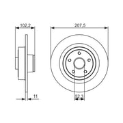 Bosch Front & Rear Brake Discs & Pads fits Renault Clio III 2006-2012 2.0
