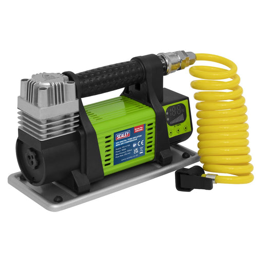 Sealey Digital Tyre Inflator/Mini Air Compressor 12V MAC04D Sealey - Dynamic Drive