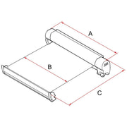 Fiamma F45s 260 Awning for VW T5/T6 Multivan / Transporter (RHD, Royal Grey, Deep Black) Fiamma - Dynamic Drive