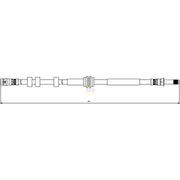 NAPA Brake Hydraulic Hose Line Rear NBH1153