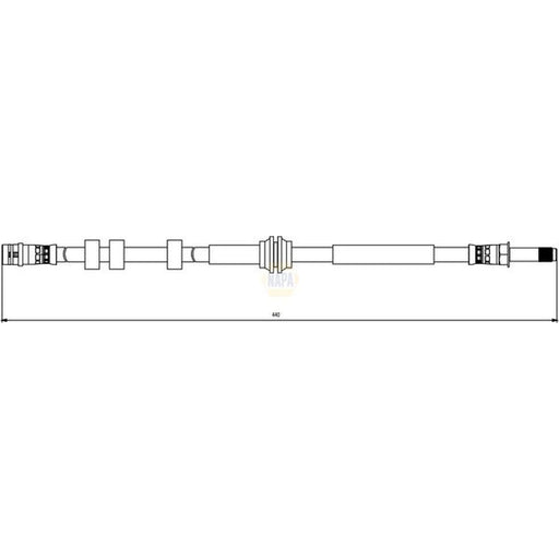 NAPA Brake Hydraulic Hose Line Rear NBH1153