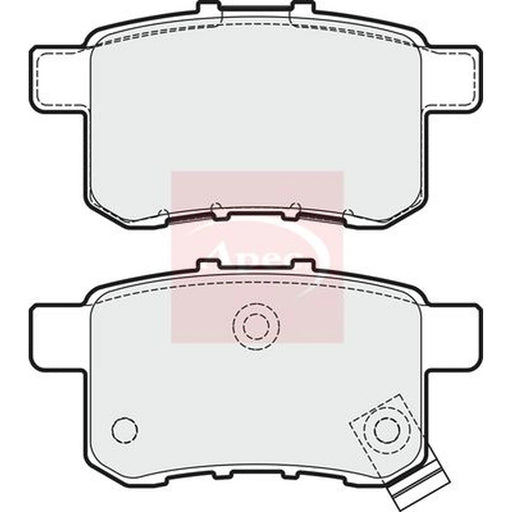 Apec Brake Pad Set PAD1637