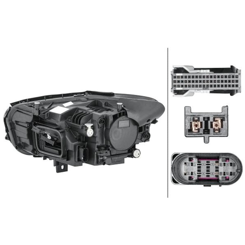 Hella Headlight Headlamp LED Right fits Mercedes-Benz B-Class Sports Tourer