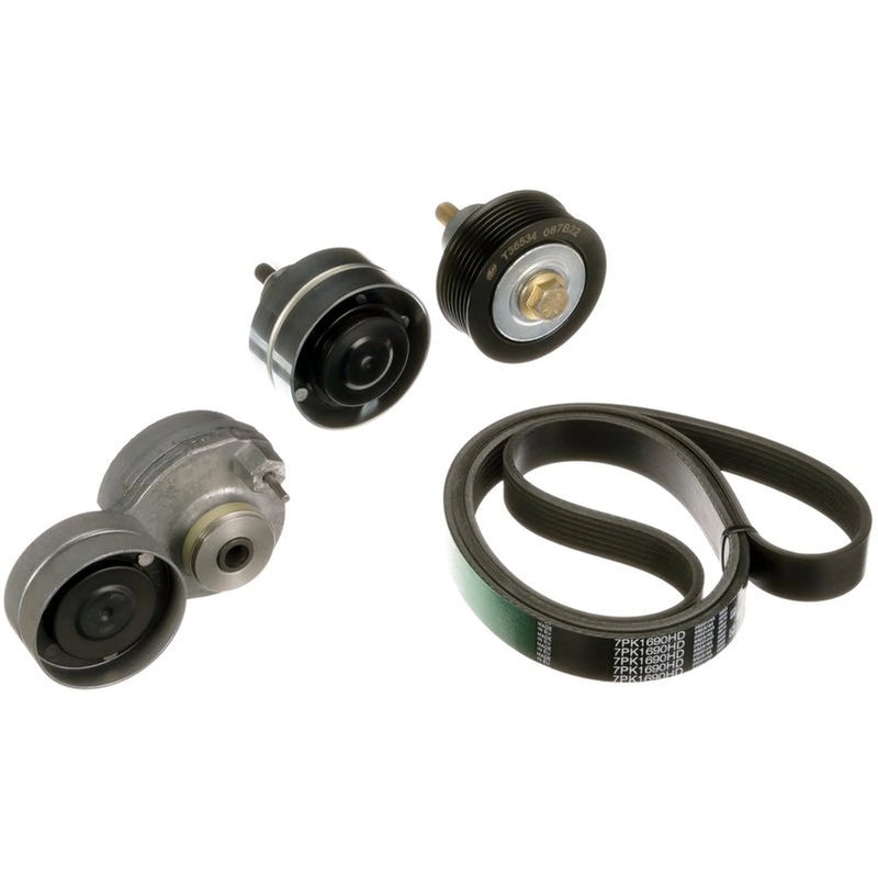 Gates V-Ribbed Belt Set fits Daf Cf 85 2005-2020 85.360 85.410 85.460 85.510