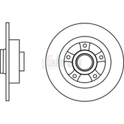 Fahren Front & Rear Brake Discs & Pads fits Renault Scénic III 2013-2016