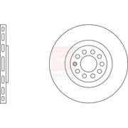Apec 2 x Vented Front Brake Discs SDK6151-x2