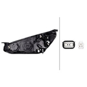Hella Headlight Headlamp PY21W Right 1LG 354 859-041