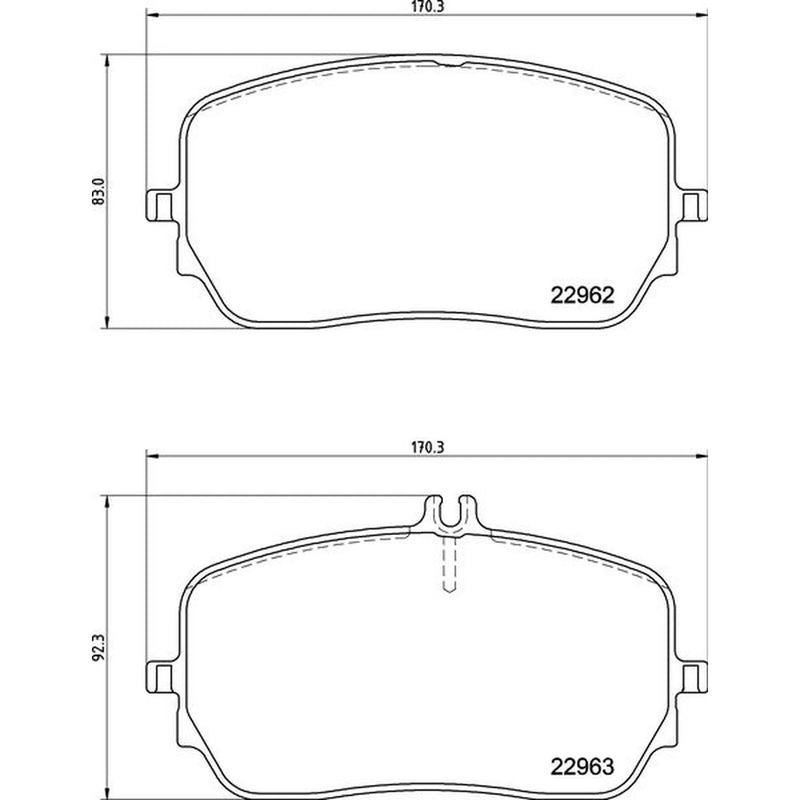 Brembo Front & Rear Brake Discs & Pads fits Mercedes-Benz Gle 2018-2023