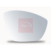 Apec Exterior Wing Mirror Glass Right fits Citroën C3 Aircross I 2017-2018