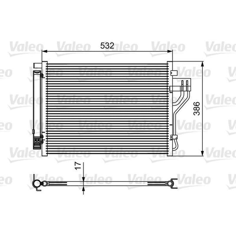 Valeo Air Conditioning Condenser 814494