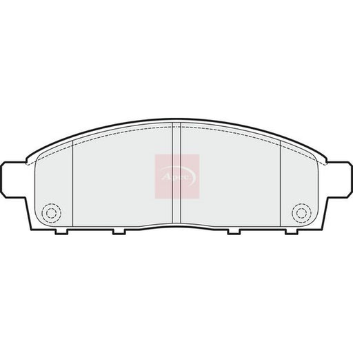 Apec Front Brake Pad Set fits Mitsubishi L200 / Triton 2005-2015 2.5