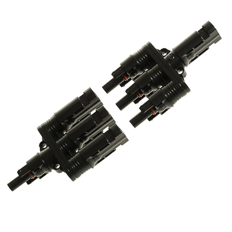 MC4 M/F 3 Way Connectors Dual Pack MC4 - Dynamic Drive