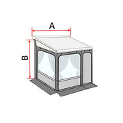 Fiamma Privacy Room 300 Large H: 251-280 - F45 Fiamma - Dynamic Drive