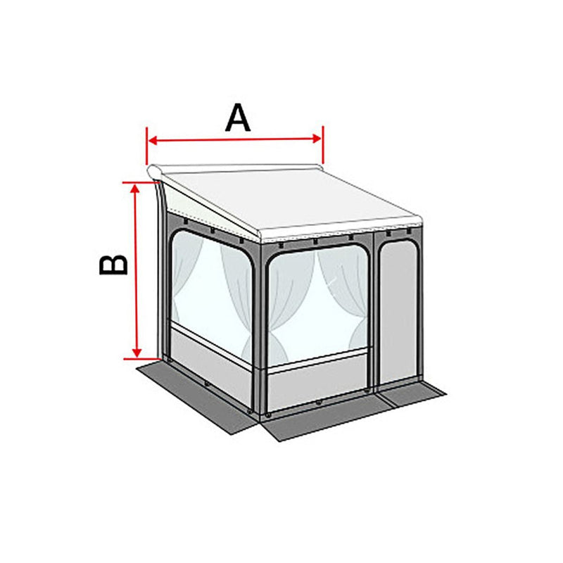 Fiamma Privacy Room 300 Large H: 251-280 - F45 Fiamma - Dynamic Drive