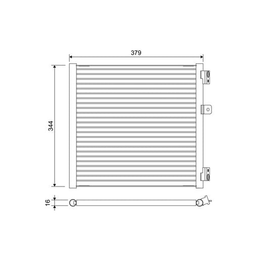 Valeo Air Conditioning Condenser 822660
