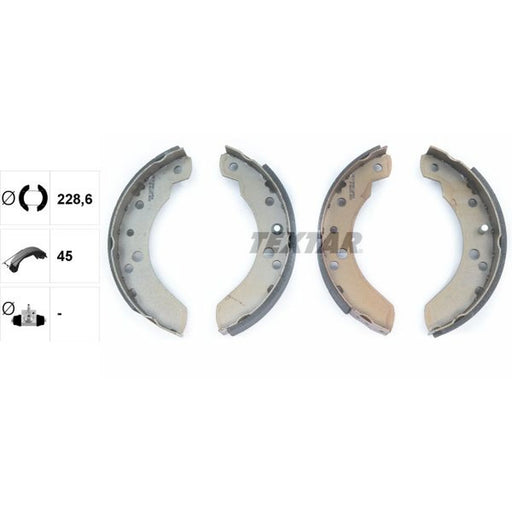 Textar Brake Shoe Set Axle Kit 91037500